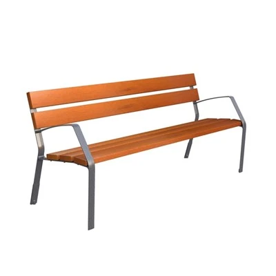 بہترین- فروخت ہونے والا Cast Iron Leg & WPC پارک بنچ